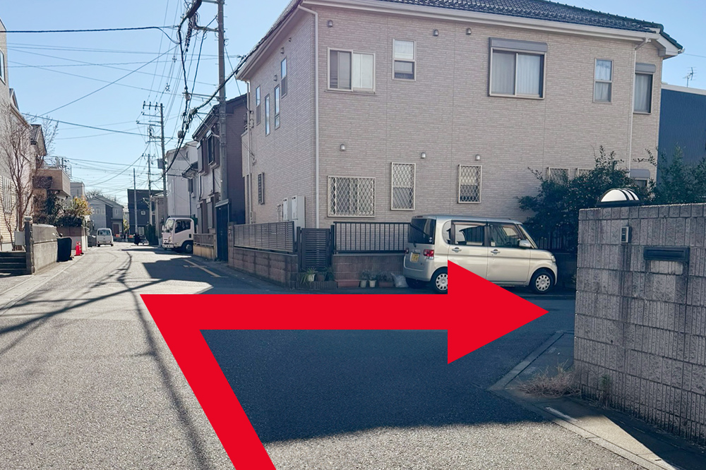 最寄駅からの順路のご案内